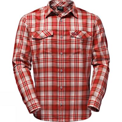 Camisa Jack Wolfskin Evan Hombre - Rojas - Chile SBC675013